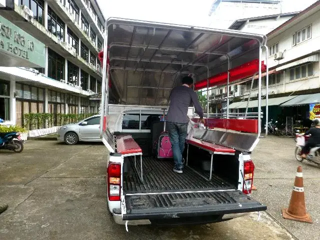Free shuttle from Trat city to Laem Sok